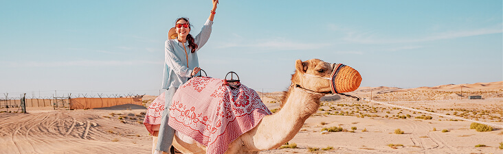 Guest on a Dubai desert experience